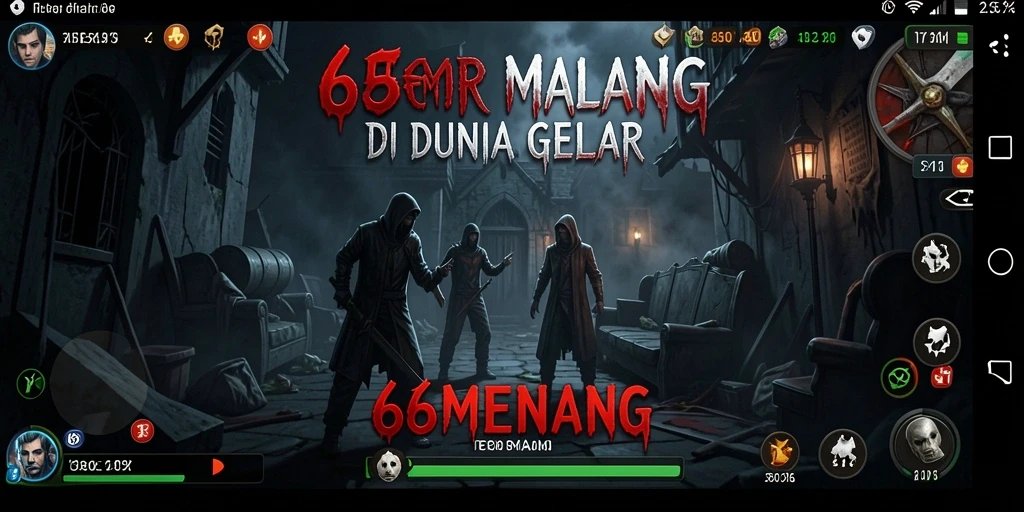 Gameplay menyeramkan di 66MENANG yang penuh ketegangan.