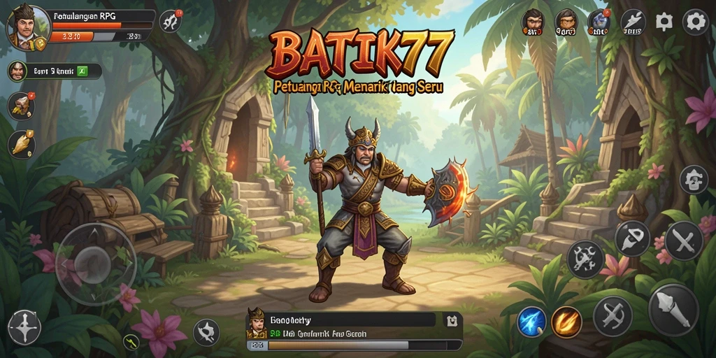Gameplay seru dan mendebarkan di BATIK77