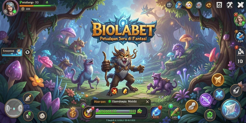 Screenshot gameplay BIOLABET yang menampilkan petualangan seru