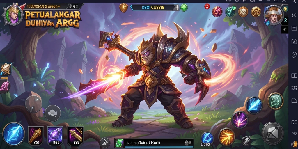 Screenshot dari gameplay seru dan menegangkan di CU888.