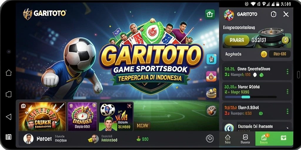 Tampilan menarik dari gameplay taruhan di GARITOTO.