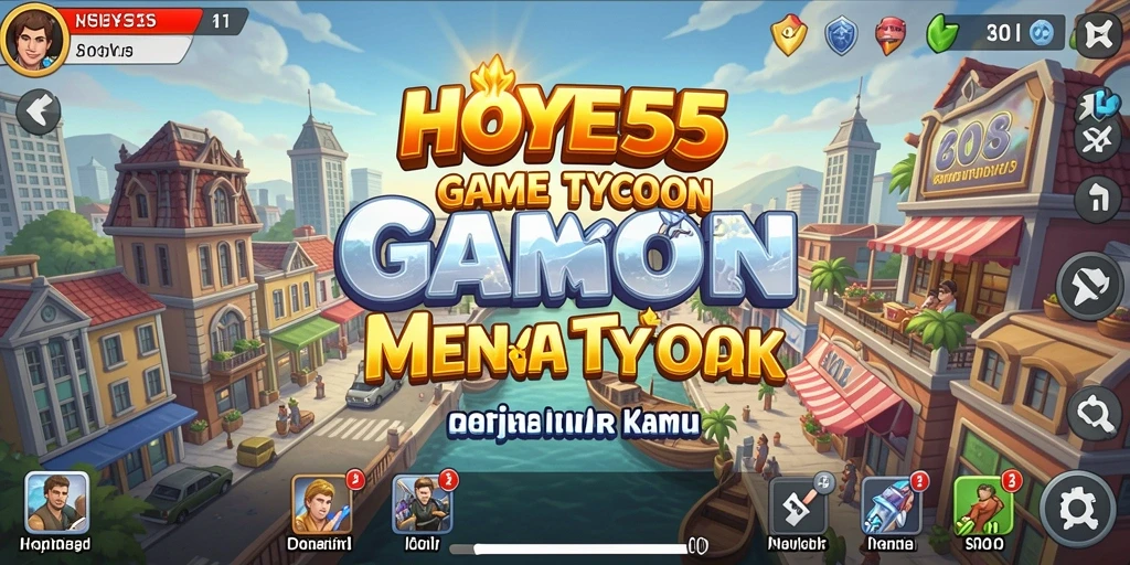 Gameplay seru dengan elemen Tycoon yang menantang.