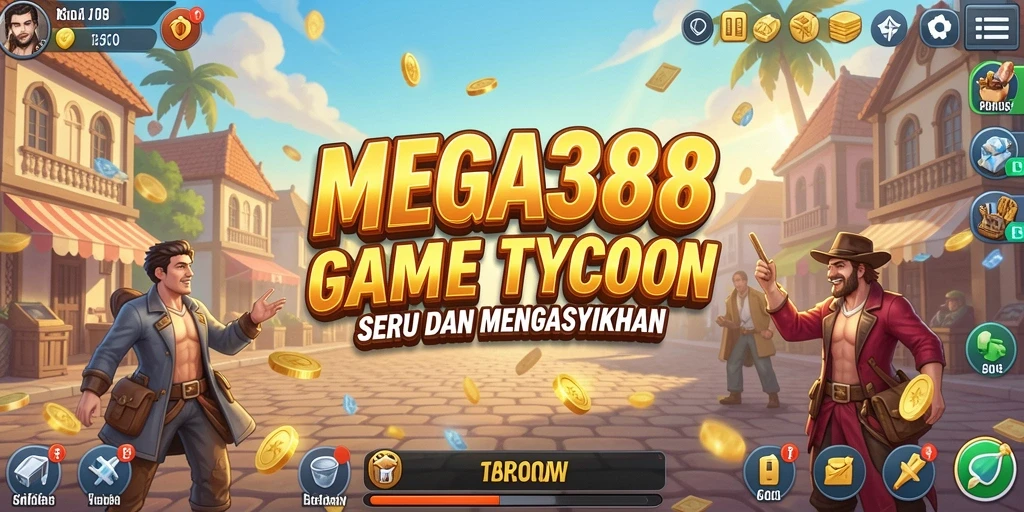 Tampilan gameplay Tycoon yang menarik di MEGA388.
