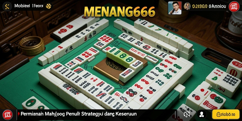 Screenshot menunjukkan gameplay seru dan strategi Mahjong dalam MENANG666.