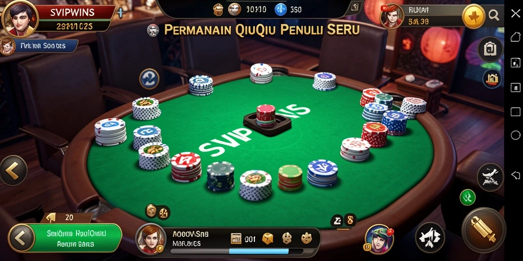 Gameplay seru QiuQiu di SVIPWINS dengan tampilan menarik.