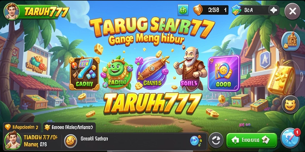 Tampilan gameplay TARUH777 yang menghibur dan santai.