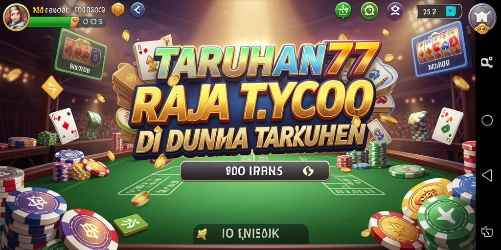 Screenshot utama TARUHAN77 menampilkan aksi seru dalam gameplay Tycoon.