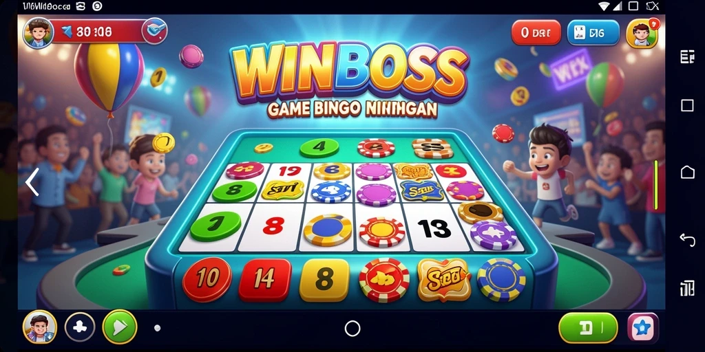 Tangkapan layar gameplay <strong>WINBOSS</strong> yang menampilkan keseruan permainan Bingo.